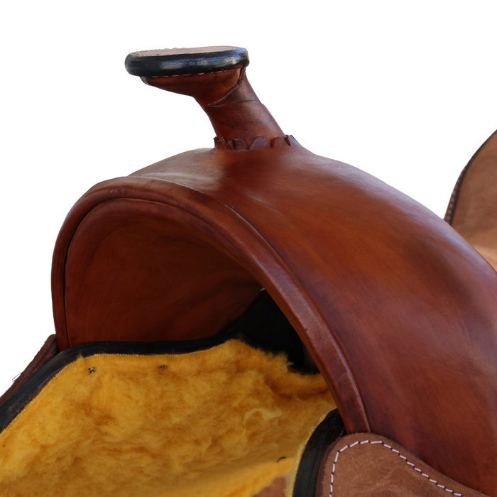 Texas Star conchos Cow horse saddle 15"