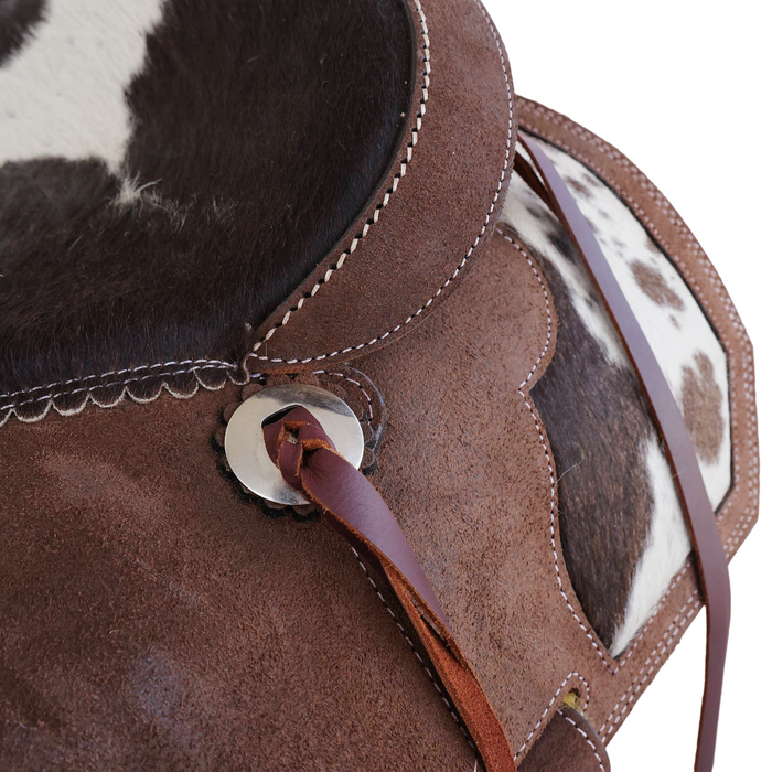 Cowhide Barrel Racing Saddle 16"