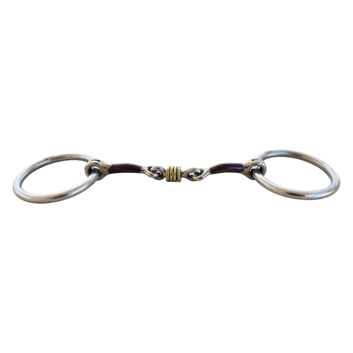 Weighted loose ring sweet iron with ring 4 plate