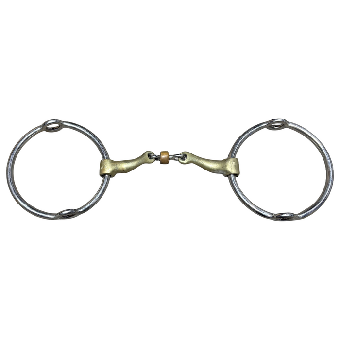 German silver ported comfort roller Gag