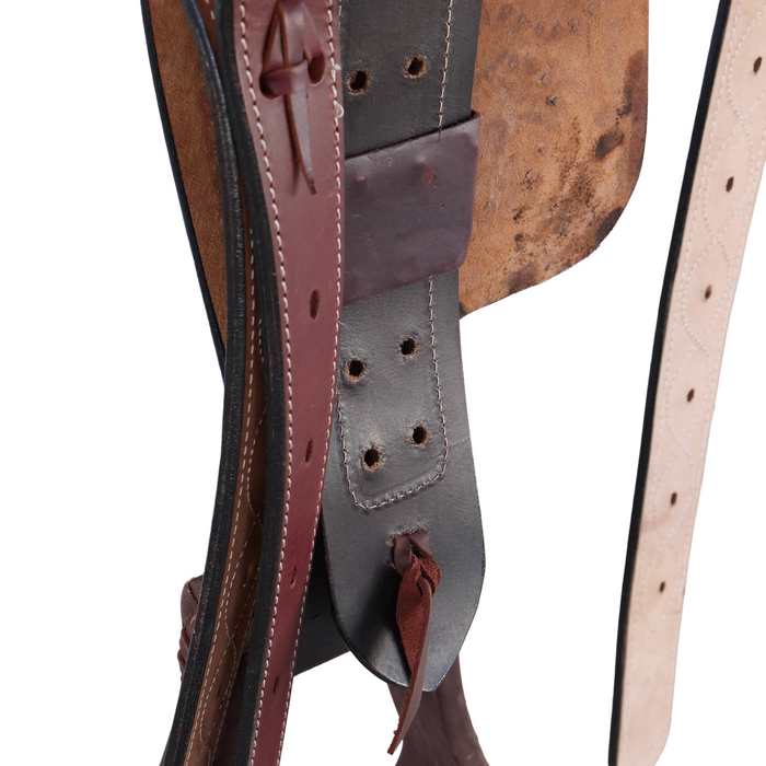 Cow horse saddle with floral Tooling 15"