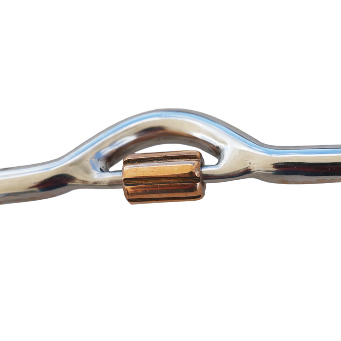 "S" Shank cricket roller bit with copper inlays