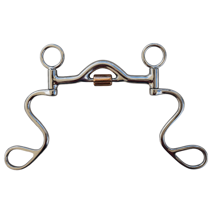 "S" Shank cricket roller bit with copper inlays