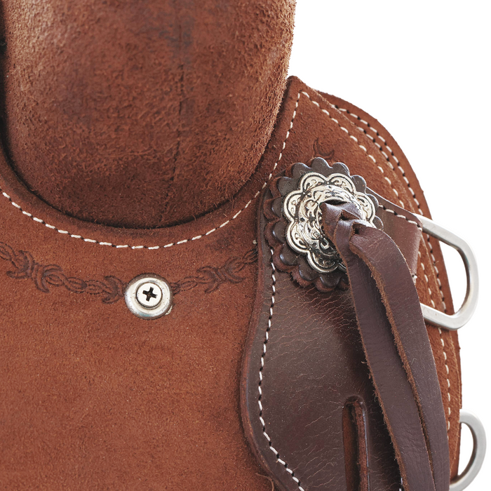 Full Rough Out Ranch Roping Saddle 15"