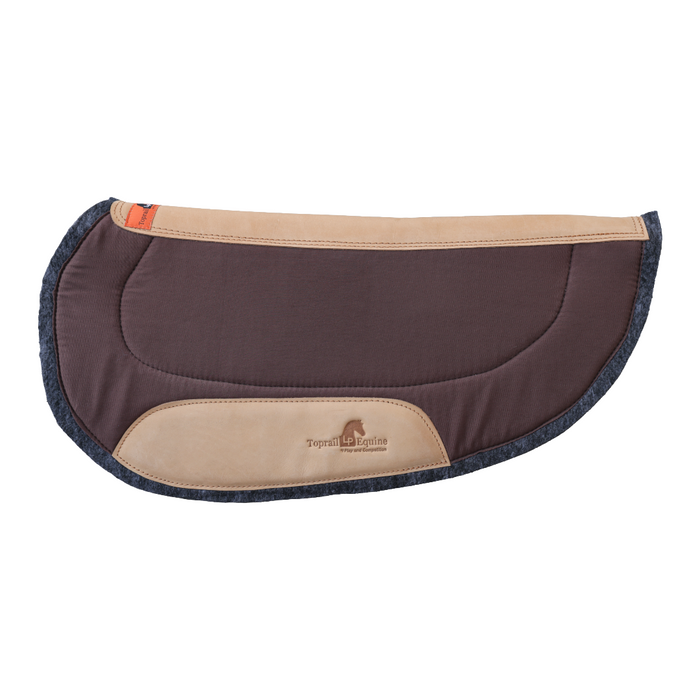 Oval Challenge/Barrel Race Pad - Chocolate Brown