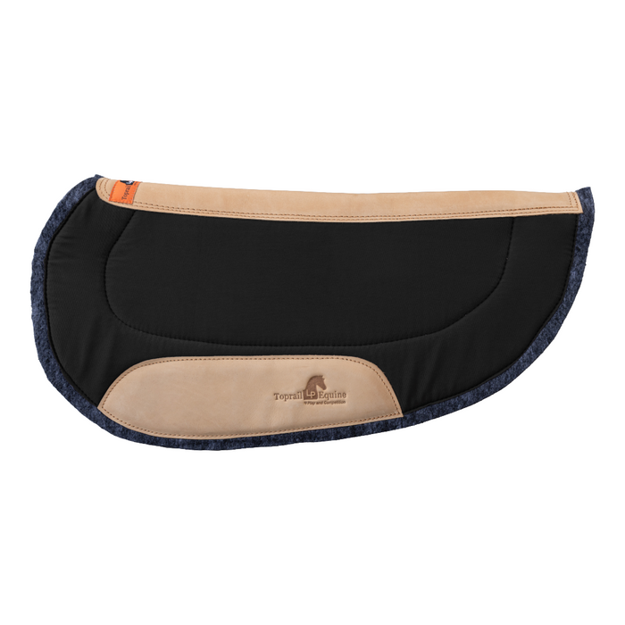 Oval Challenge/Barrel Race Pad - Black