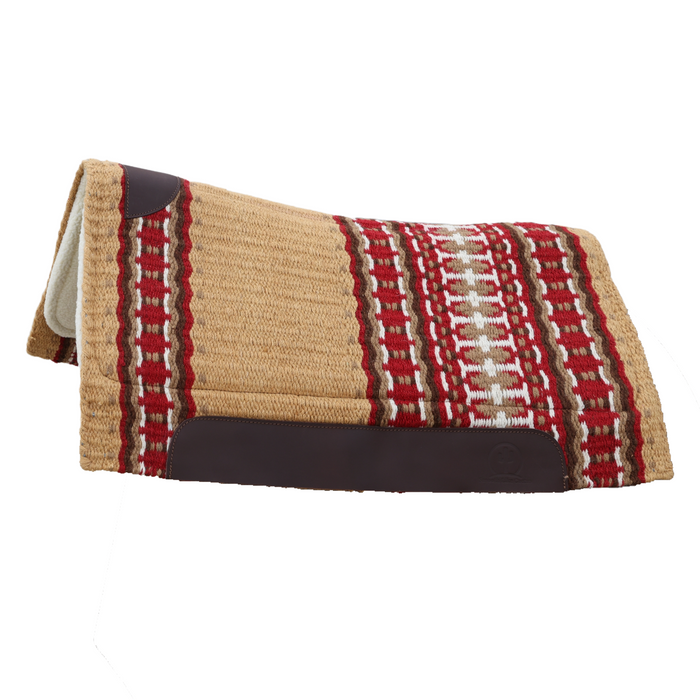 Western Show Contoured Pads with Fleece Underlay