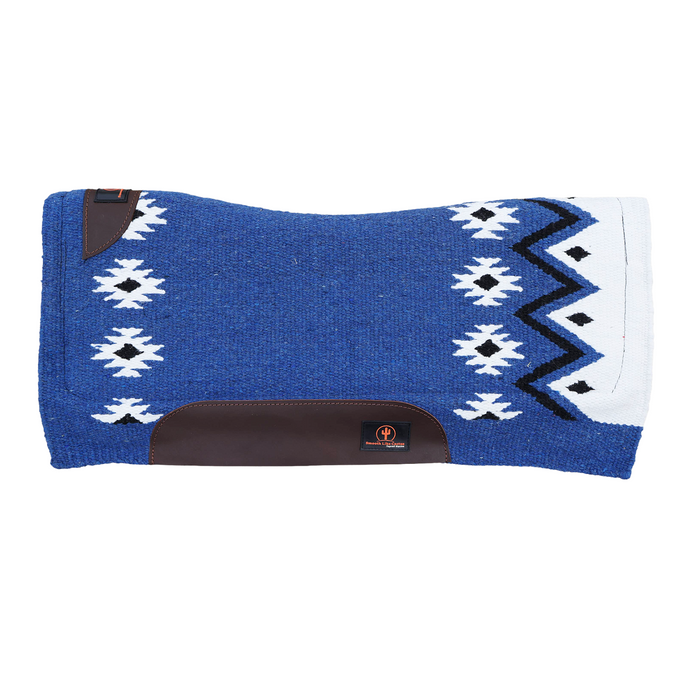 Katherine Contoured Pad 36" x 34" Blue/ White
