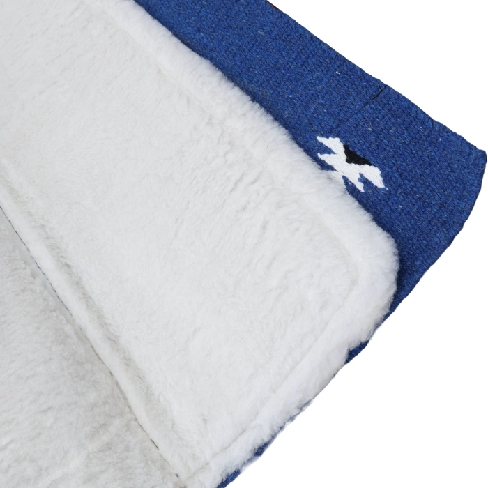 Katherine Contoured Pad 36" x 34" Blue/ White