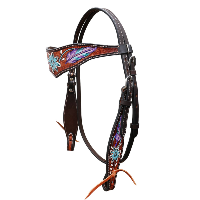 "DREAM CATCHER" Headstall Smooth Like Cactus