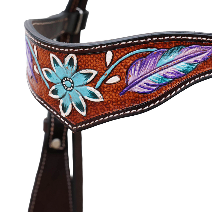 "DREAM CATCHER" Headstall Smooth Like Cactus