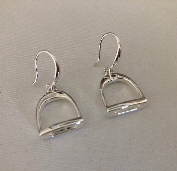 Stirrup Earrings - Carol young Silver