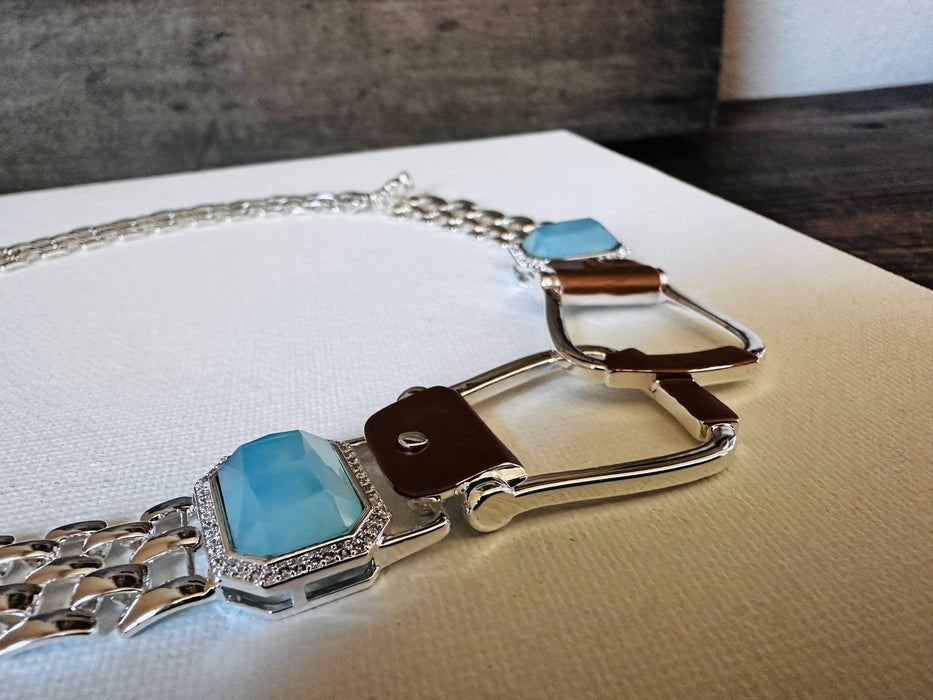 Bold Western Oxbow Necklace - Carol Young Silver
