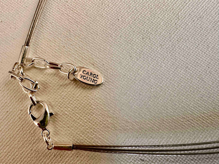 Multi Mini Horseshoes Necklace - Carol Young Silver