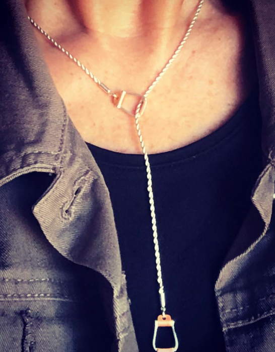 Oxbow "Y" Necklace - Carol Young Silver