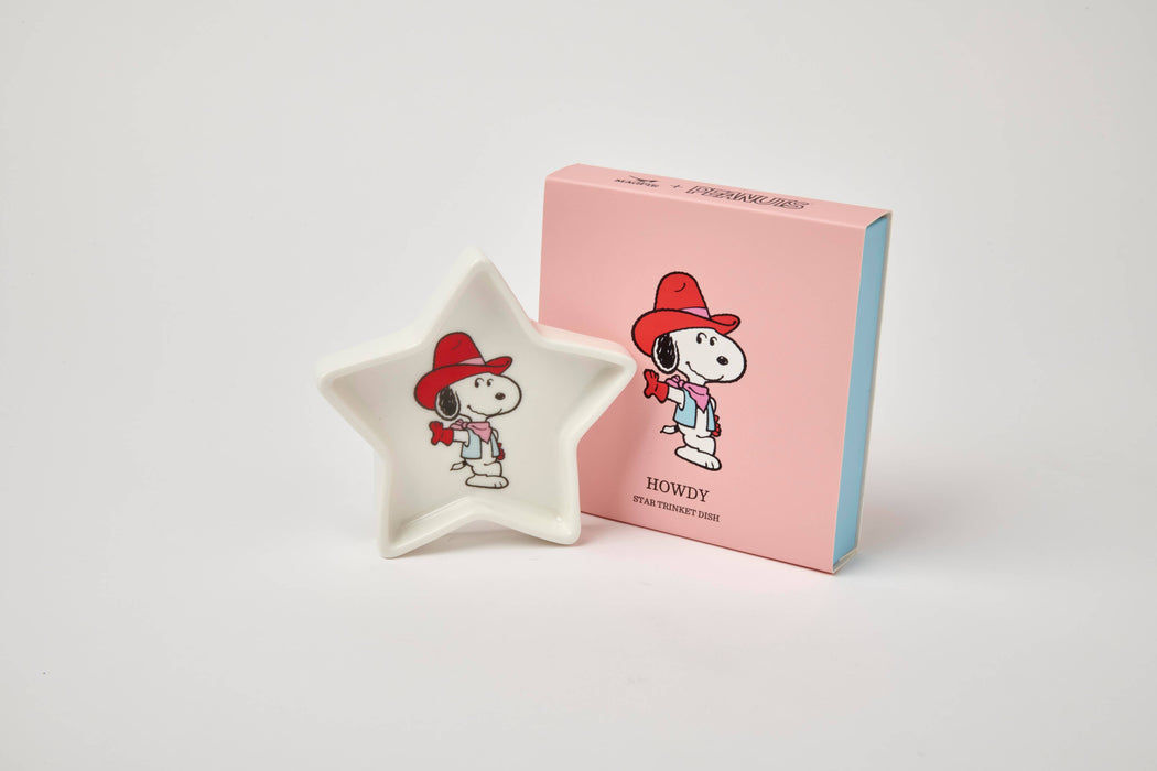 Cowboy Snoopy 'Howdy' Star Shaped Trinket Dish - Magpie