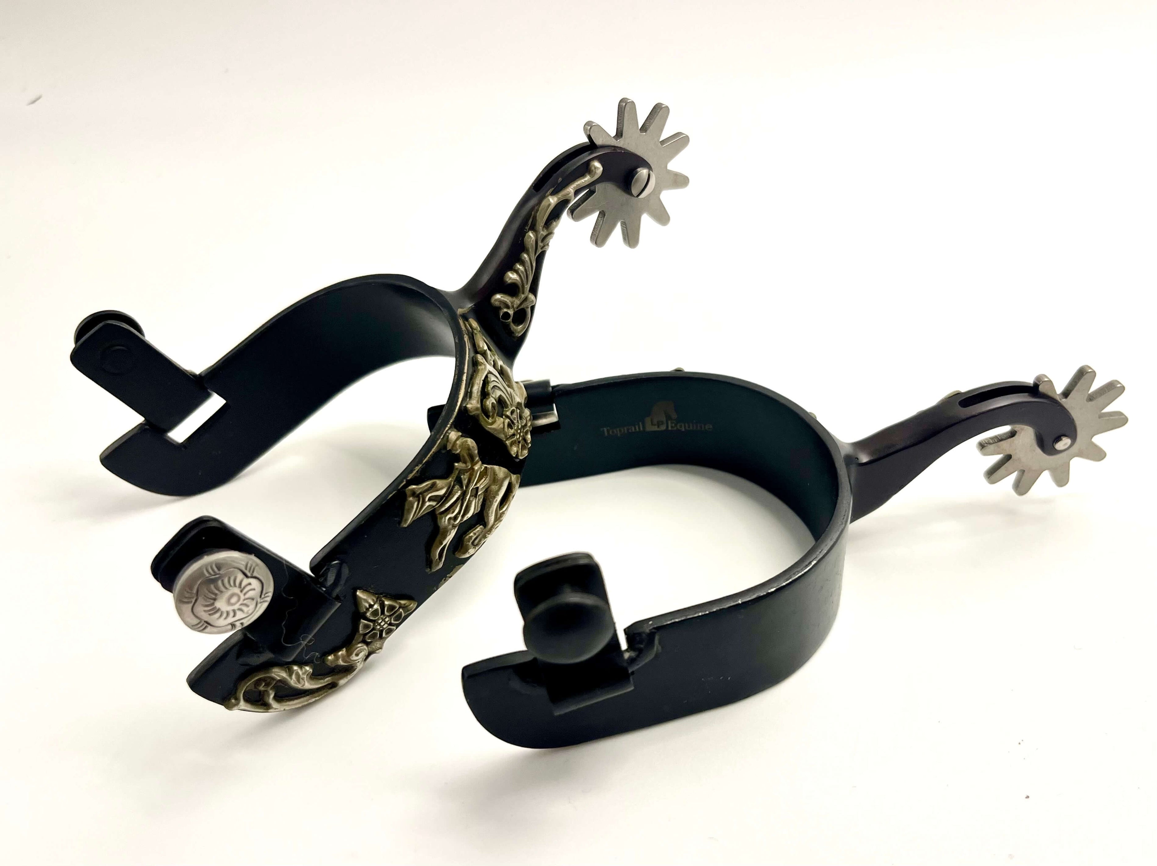 Antique Reining Spur — Toprail Equine