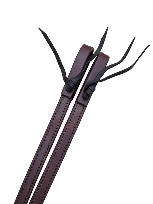 Split Reins 3/4 Double Stitched with Waterloop Ends