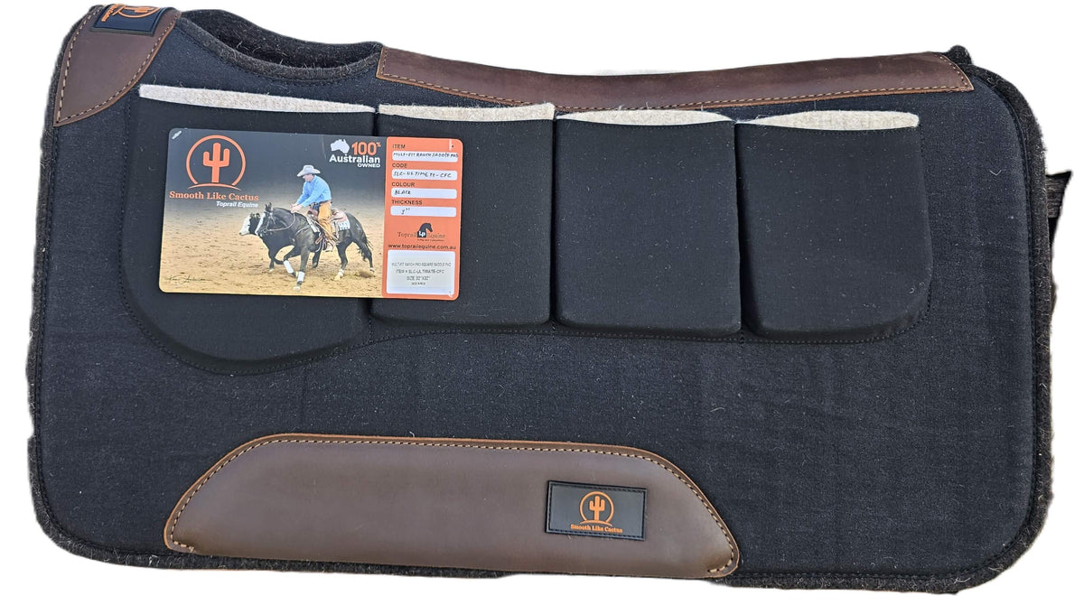 Comfort Fit Square Pad with Removable Shims — Toprail Equine