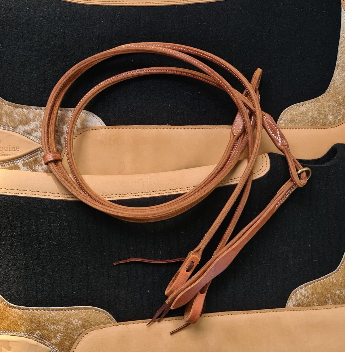 Amish Western Hermann Oak Harness Leather Rounded Romel CHALLENGER... Amish Western Hermann Oak Harness Leather Rounded Romel CHALLENGER...