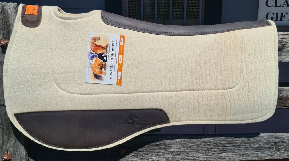 TOPRAIL EQUINE Contoured Show/Competition Saddle Pad