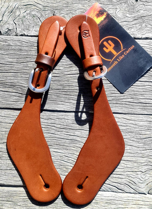 Ladies Herman Oak Shaped Spur Strap