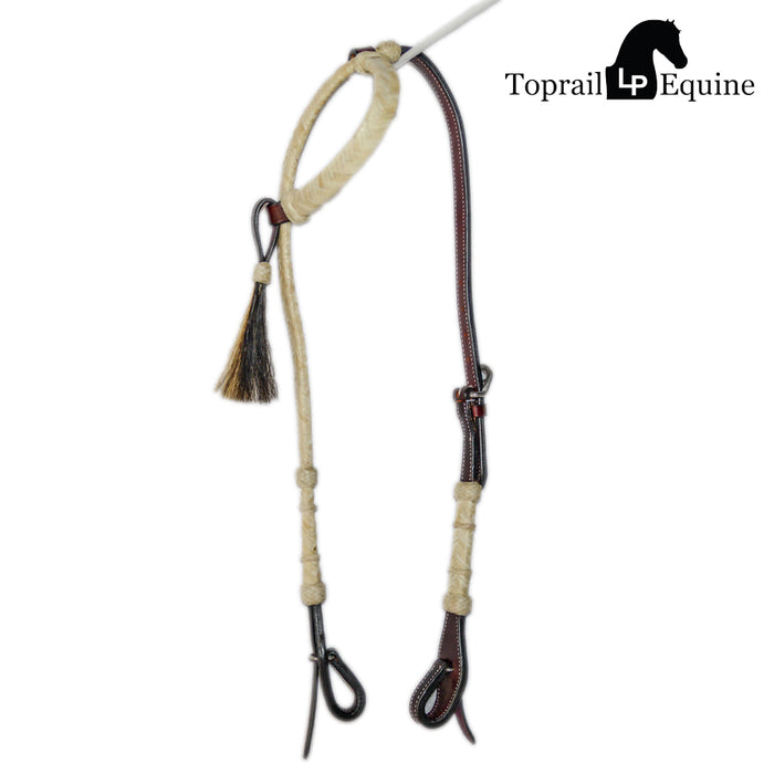 Rawhide Latigo Leather 1 Ear Bridle