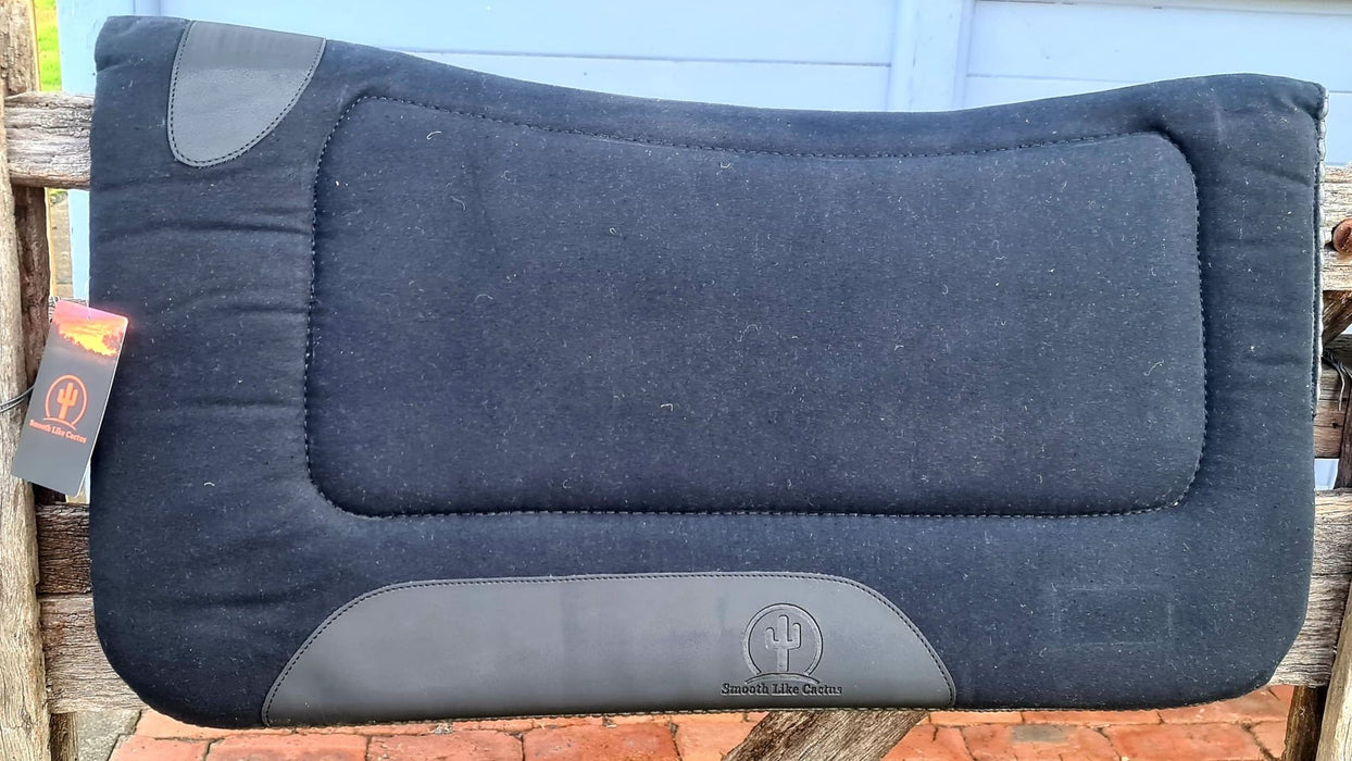 Square Takky Tak Saddle Pad with Black Canvas Top 32" x 32"