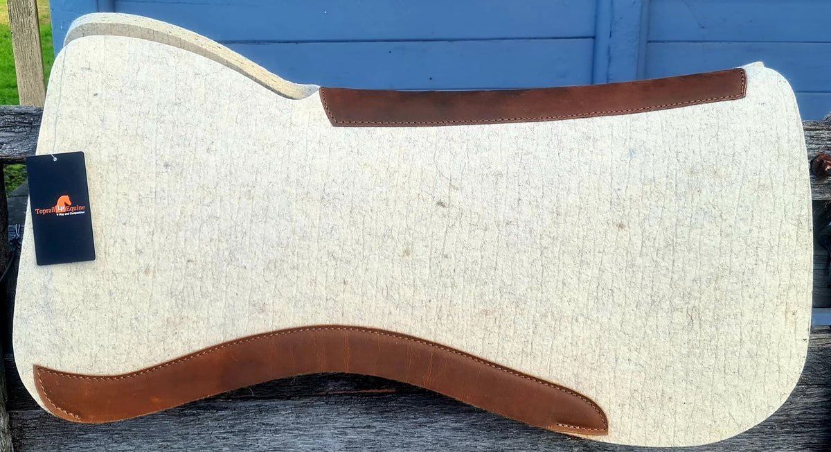 The 'Big Reiner' Open Front 3/4" Thick Felt Show Pad 33" x 32