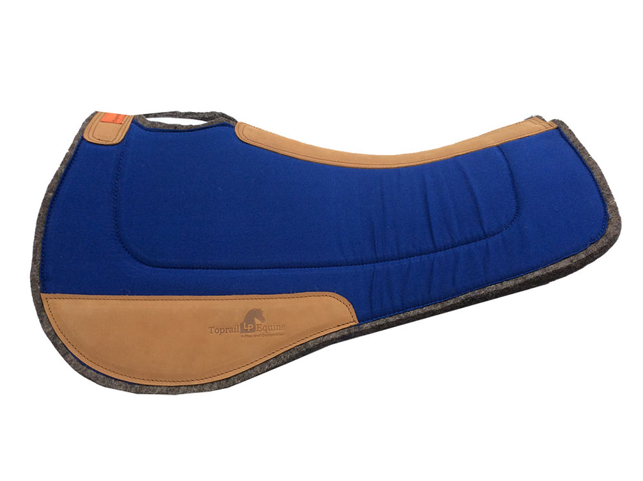 TOPRAIL EQUINE Contoured Saddle Pad - Royal Blue