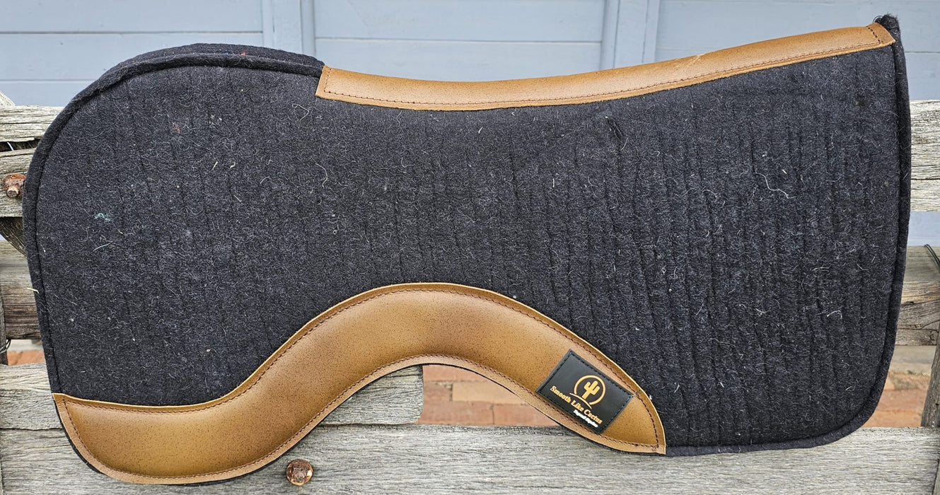 "Cody"  Open Wither Reiner Performance Barrel Pad - Black Felt